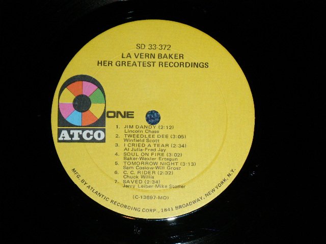 画像: LaVERN LA VERN BAKER - HER GREATEST RECORDINGS  ( Ex+/Ex+++ )  / 1971 US AMERICA MONO Used LP 