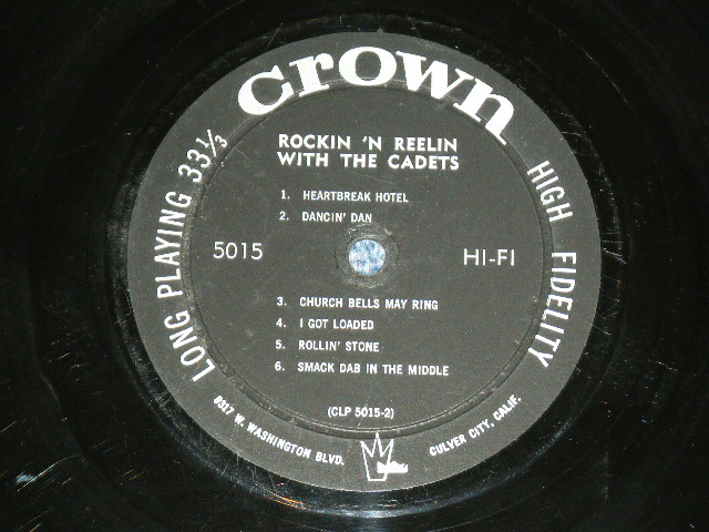 画像: THE CADETS - ROCKIN N' REELIN' ( Ex-/VG++ Looks: Ex- ) / 1957 US ORIGINAL MONO Used  LP  