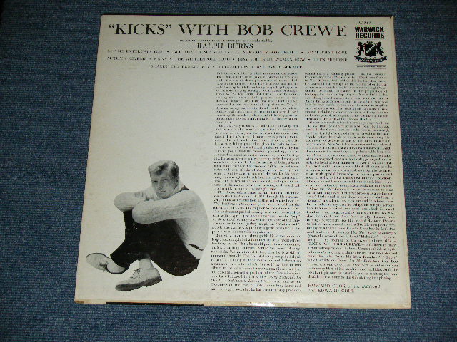 画像: BOB CREWE - "KICKS" WITH BOB CREWE ( Ex++/Ex+++ )  / 1960 US AMERICA ORIGINAL MONO Used LP 