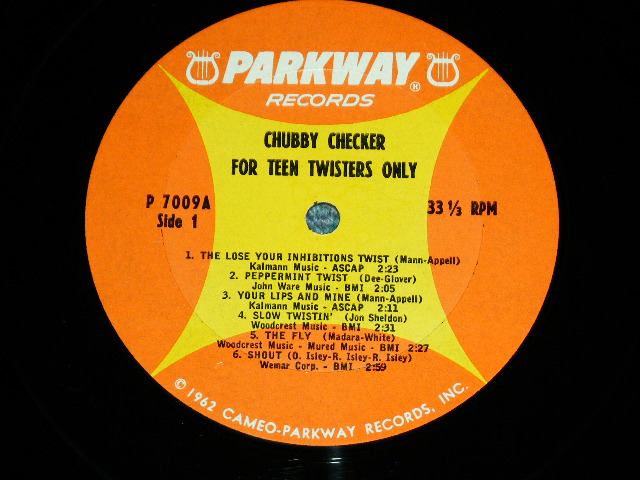 画像: CHUBBY CHECKER -  FOR TEEN TWISTERS ONLY  ( Ex++/Ex+++ )   / 1962 US AMERICA ORIGINAL MONO Used LP 
