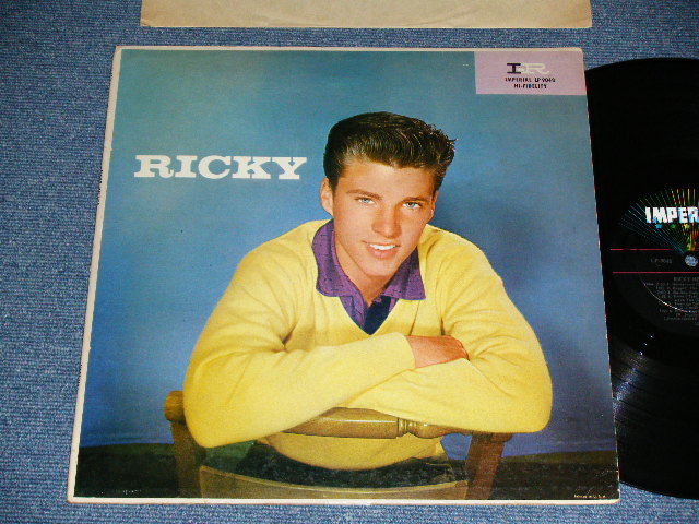 画像1: RICKY NELSON - RICKY ( Debut Album from IMPERIAL : Black with STAR on TOP Label : Ex-/Ex++) / 1957 US AMERICA ORIGINAL MONO Used LP 