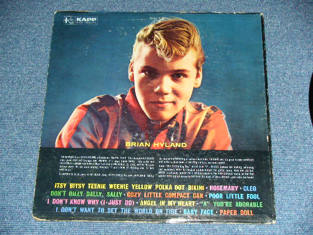 画像: BRIAN HYLAND - THE BASHFUL BLOND ( Rare "Two Color Label" : VG+++/Ex++ )  / 1960 US AMERICA ORIGINAL MONO Used LP  