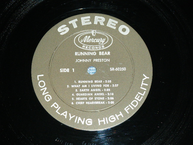 画像: JOHNNY PRESTON - RUNNING BEAR ( Ex+++/Ex++ Looks: Ex+++ ) / 1960 US AMERICA ORIGINAL STEREO Used LP 