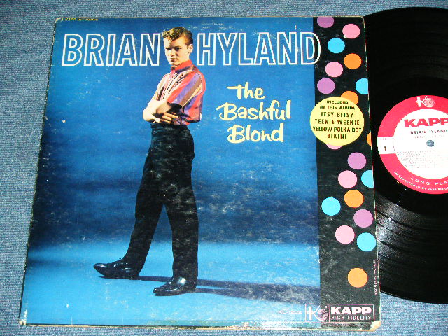 画像1: BRIAN HYLAND - THE BASHFUL BLOND ( Rare "Two Color Label" : VG+++/Ex++ )  / 1960 US AMERICA ORIGINAL MONO Used LP  