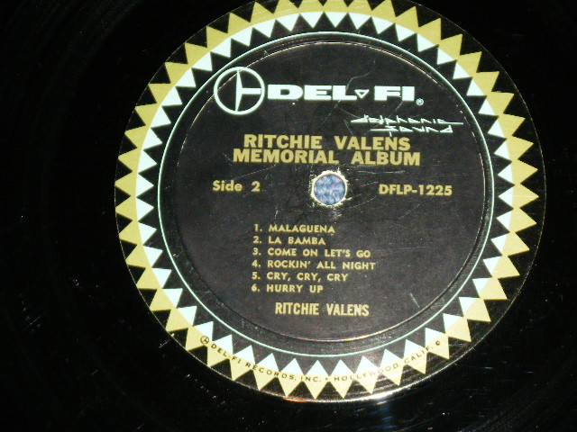 画像: RITCHIE VALENS - HIS GREATEST HITS ( WHITE COLOR COVER : VG++/VG+++ Looks:VG++  ) / 1963 US AMERICA ORIGINAL MONO Used  LP