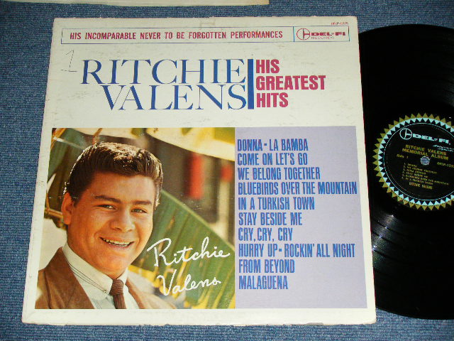 画像1: RITCHIE VALENS - HIS GREATEST HITS ( WHITE COLOR COVER : VG++/VG+++ Looks:VG++  ) / 1963 US AMERICA ORIGINAL MONO Used  LP