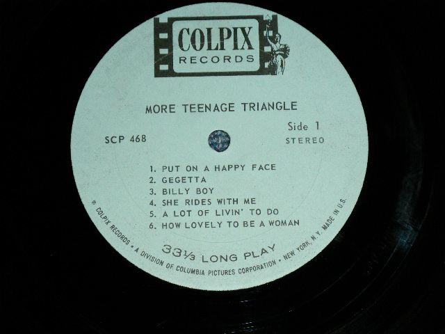 画像: JAMES DARREN / SHELLEY FABARES / PAUL PETERSEN - MORE TEENAGE TRIANGLE  ( Ex+++/MINT- ) / 1964 US AMERICA ORIGINAL STEREO  Used LP  