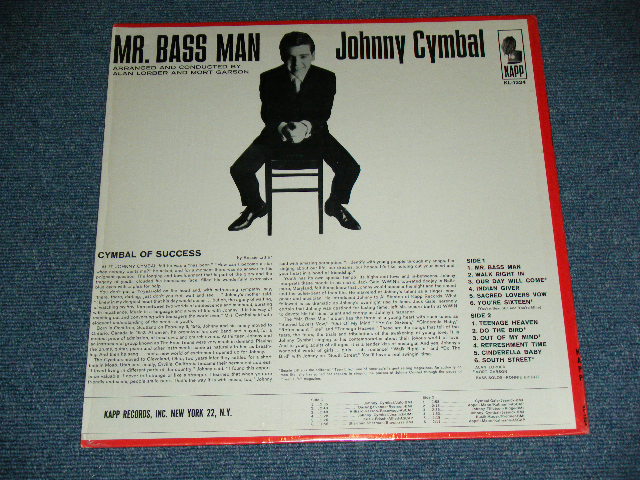 画像: JOHNNY CYMBAL - MR.BASS MAN ( MINT-/Ex+++) / 1963 US AMERICA ORIGINAL MONO Used LP  