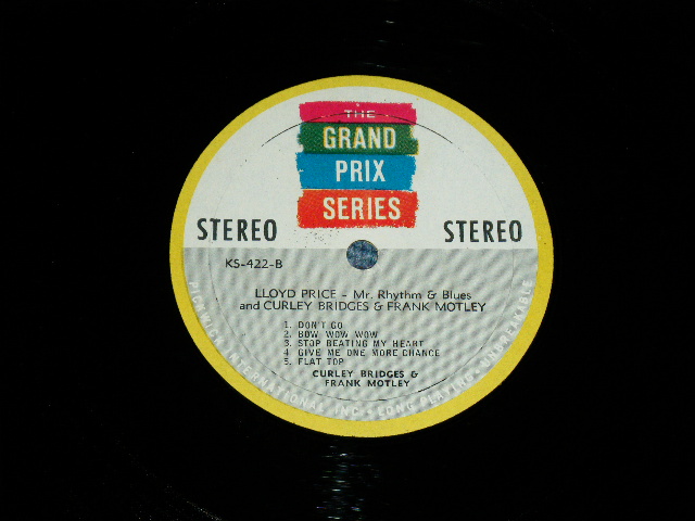 画像: LLOYD PRICE -  MR. RHYTHM & BLUES    ( Ex+/Ex+  Looks:Ex+++ )  / 1960's US AMERICA ORIGINAL STEREO Used LP 