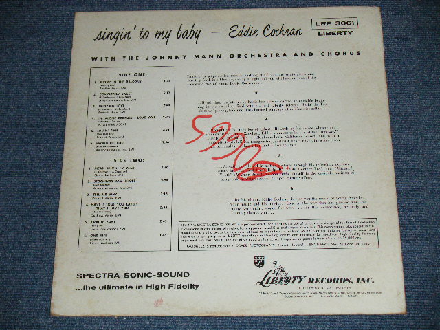 画像: EDDIE COCHRAN - The VERY BEST OF (Ex++/MINT- Faded) / 198? UK ENGLAND REISSUE Used LP 