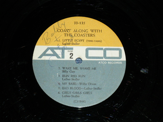 画像: THE COASTERS - COAST ALONG WITH THE COASTERS  ( VG++/VG++ ) / 1962 US AMERICA  ORIGINAL "GOLD & GRAY Color on LABEL" MONO Used LP  