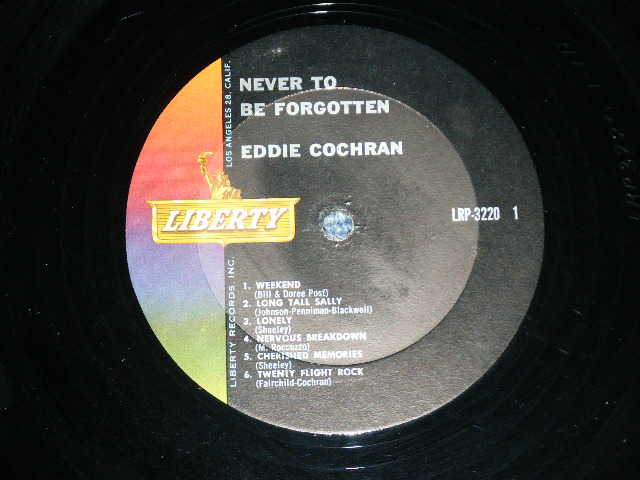 画像: EDDIE COCHRAN - NEVER TO BE FORGETTEN ( Ex++/Ex+++ ) /1962 US ORIGINAL mono Used LP