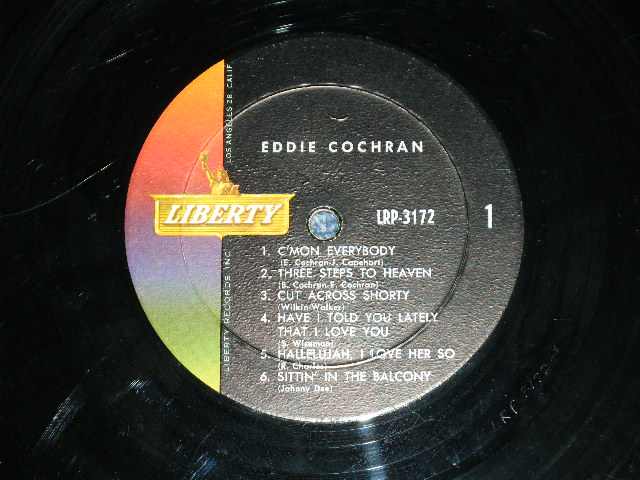 画像: EDDIE COCHRAN - EDDIE COCHRAN ( 2nd ALBUM : Ex-/Ex+,Ex-) /1960 US ORIGINAL Audition Stamp Promo mono LP  