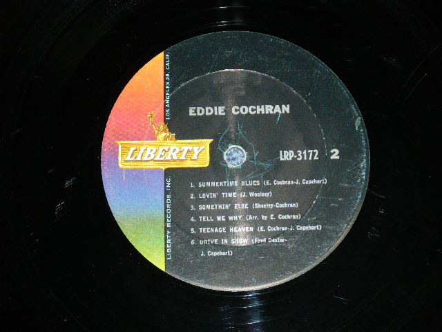 画像: EDDIE COCHRAN - EDDIE COCHRAN ( 2nd ALBUM : Ex-/Ex+++ Looks:Ex+) /1960 US ORIGINAL Audition Stamp Promo mono LP  