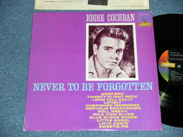 画像1: EDDIE COCHRAN - NEVER TO BE FORGETTEN ( Ex++/Ex+++ ) /1962 US ORIGINAL mono Used LP