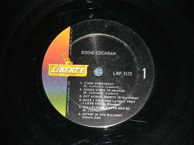 画像: EDDIE COCHRAN - EDDIE COCHRAN ( 2nd ALBUM : VG/Ex+) /1960 US ORIGINAL Audition Stamp Promo mono LP  