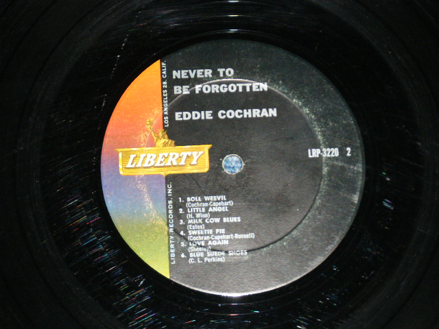 画像: EDDIE COCHRAN - NEVER TO BE FORGETTEN ( VG++/Ex- ) /1962 US ORIGINAL mono Used LP