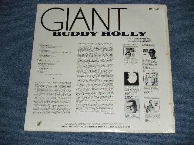 画像: BUDDY HOLLY  -  GIANT( BB HOLE on Right Bottom Near Corner )  / 1969 US ORIGINAL "BRAND NEW SEALED"  LP  