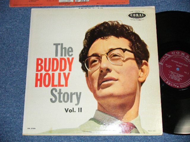画像1: BUDDY HOLLY  - The BUDDY HOLLY STORY vol.ii 2 ( Ex+/Ex++ )  / 1959 US ORIGINAL "MAROON  LABEL" MONO  Used LP  