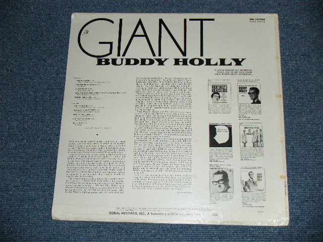 画像: BUDDY HOLLY  -  GIANT( BB HOLE on Right Upper Near Corner )  / 1969 US ORIGINAL "BRAND NEW SEALED"  LP  