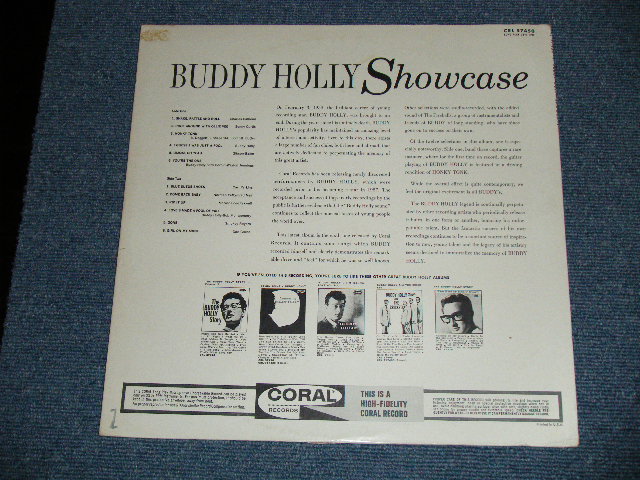 画像: BUDDY HOLLY  -  SHOWCASE  ( Ex+++/Ex+++ )  / 1964 US ORIGINAL "BLACK with COLOR BAR LABEL" MONO   Used LP  