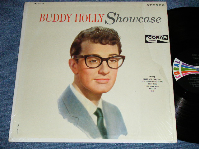 画像1: BUDDY HOLLY  -  SHOWCASE  ( MINT-/MINT- )  / 1964 US ORIGINAL "BLACK with COLOR BAR LABEL" STEREO  Used LP  