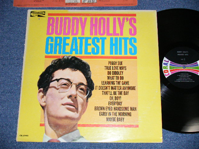 画像1: BUDDY HOLLY - GREATEST HITS  ( Ex+/Ex+++ ) /  1967 US AMERICA ORIGINAL "MULI COLOR BAR on LABEL" mono LP