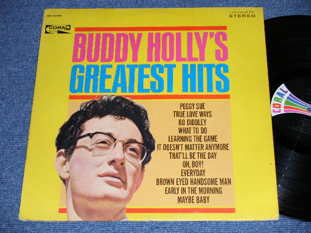 画像1: BUDDY HOLLY - GREATEST HITS  ( Ex/Ex+ ) /  1967 US AMERICA ORIGINAL "MULI COLOR BAR on LABEL" STEREO Used  LP