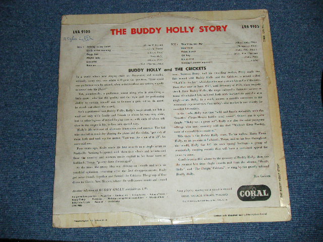 画像: BUDDY HOLLY  - The BUDDY HOLLY STORY (Matrix # 1B/1B : VG+++/Ex++ )  / 1959 UK ENGLAND ORIGINAL 1st Press "HIGH FIDELITY" Logo on Front Cover   MONO  Used LP  