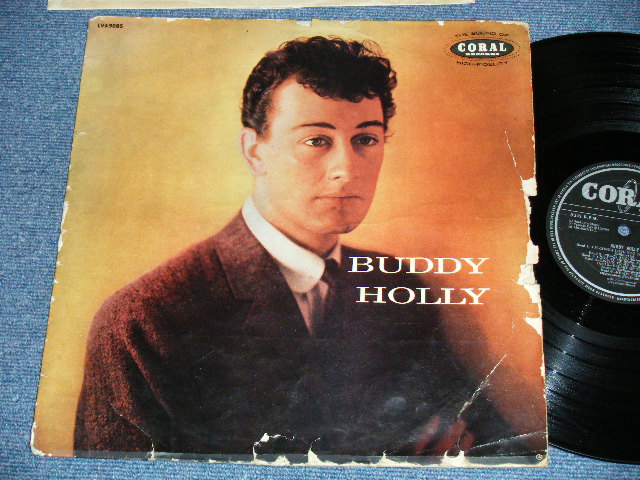 画像1: BUDDY HOLLY  -  BUDDY HOLLY  (Matrix # 1B/1B : G/Ex Looks: VG+ )  / 1958 UK ENGLAND ORIGINAL 1st Press "HIGH FIDELITY" Logo on Front Cover   MONO  Used LP  