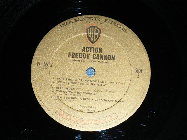 画像:  FREDDY CANNON - ACTION!( Ex/Ex++ Looks:Ex+) / 1965 US AMERICA ORIGINAL MONO Used   LP  