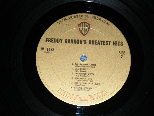 画像: FREDDY CANNON - GREATEST HITS (Ex+,Ex+++/MINT-)  / 1966 US AMERICA ORIGINAL MONO  Used LP 