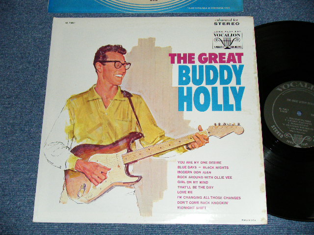 画像1: BUDDY HOLLY  - The GREAT BUDDY HOLLY   ( RE-Package of "THAT'LL BE THE DAY" :Ex++/MINT- )  / 1967 US AMERICA STEREO  Used LP  