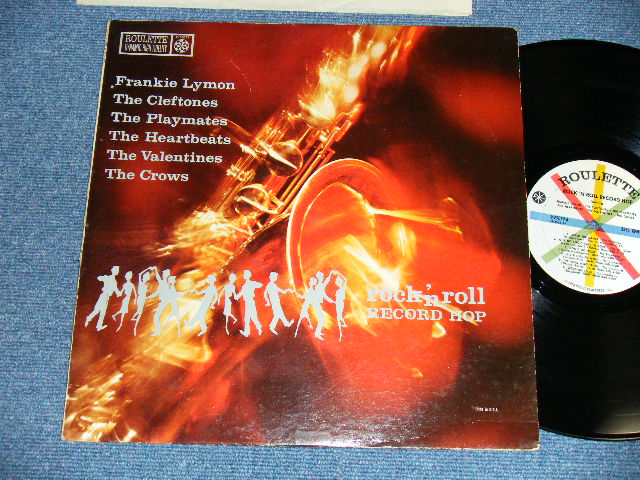 画像1: V.A. OMNIBUS ( FRANKIE LYMON,The CLEFTONES,The PLAYMATES,The HEARTBEATS,The VALENTINES,The CROWS) - ROCK 'N ROLL RECORD HOP ( Ex++/Ex+++ Looks:MINT- ) / 1959 US AMERICA ORIGINAL MONO Used   LP  