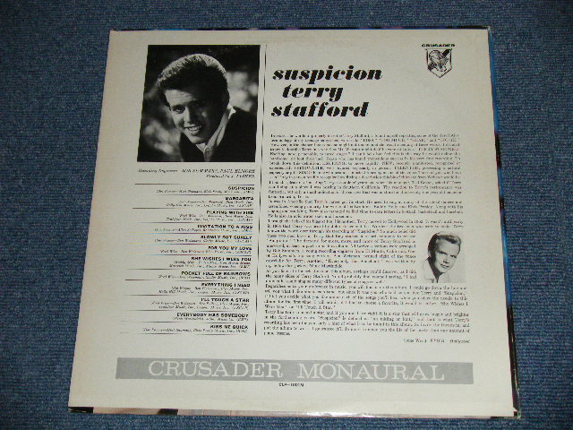 画像: TERRY STAFFORD - SUSPICION!( Ex++/Ex+++) / 1964 US AMERICA ORIGINAL MONO Used   LP  