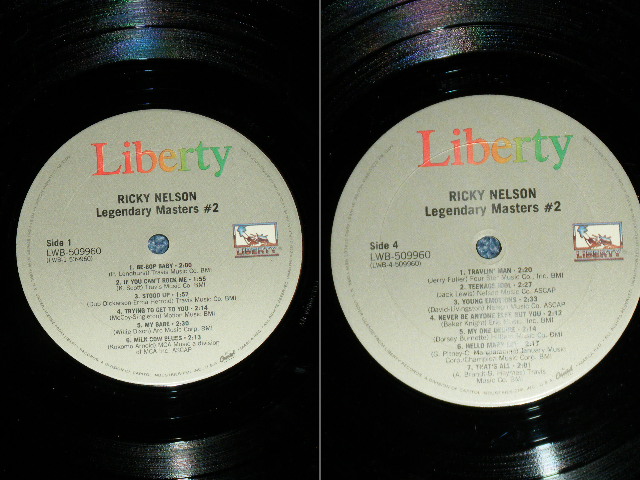 画像: RICKY NELSON - LEGENDARY MASTERS #2 (Ex++/MINT-) / 1980 US AMERICA  REISSUE  Used 2-LP 