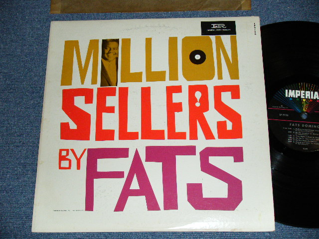 画像1: FATS DOMINO - MILLION SELLERS BY FATS (Ex++,Ex/Ex+++,Ex+ )  / 1962 US AMERICA ORIGINAL "1st Press 5 STARS Label"  MONO Used  LP 