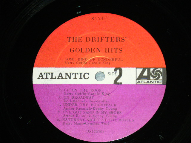 画像: THE DRIFTERS - GOLDEN HITS ( Ex++/Ex+++ ) / 1968 US AMERICA ORIGINAL "RED&PURPLE Label" MONO Used LP 