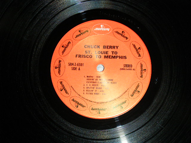 画像: CHUCK BERRY -  ST.LOUIE TO FRISCO TO MEMPHIS ( Ex+++/Ex+++ )  / 1972 US AMERICA ORIGINAL USED 2 LP's  LP 