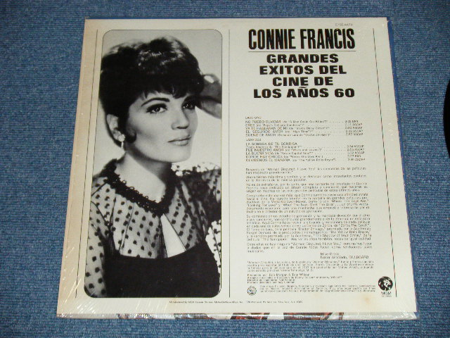 画像: CONNIE FRANCIS - GRANDES EXITOS DEL CINE DE LOS ANOS 60 (MINT/Ex+++)   / 1967 US AMERICA ORIGINAL STEREO  Used LP 