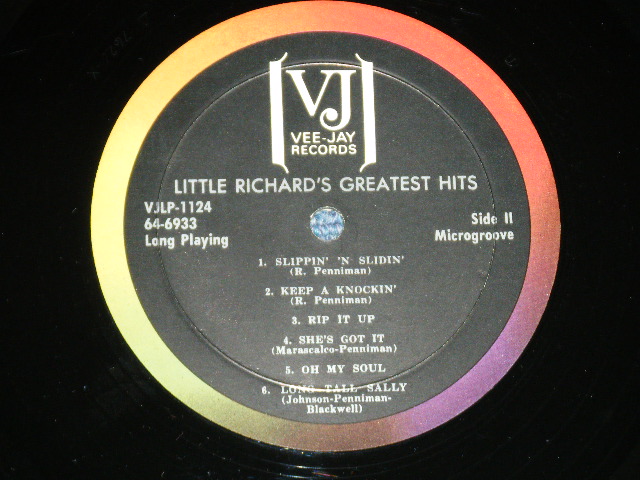 画像: LITTLE RICHARD - HIS GREATEST HITS ( RE-RECORDED : Ex-/Ex++ )/ 1980's  US AMERICA REISSUE 2nd PRESS  Used LP 