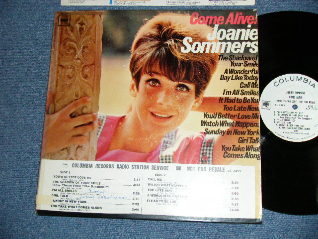 画像1: JOANIE SOMMERS -  COME ALIVE ( E+/Ex++ )  / 1966 US AMERICA ORIGINAL "White Label PROMO" MONO Used LP  