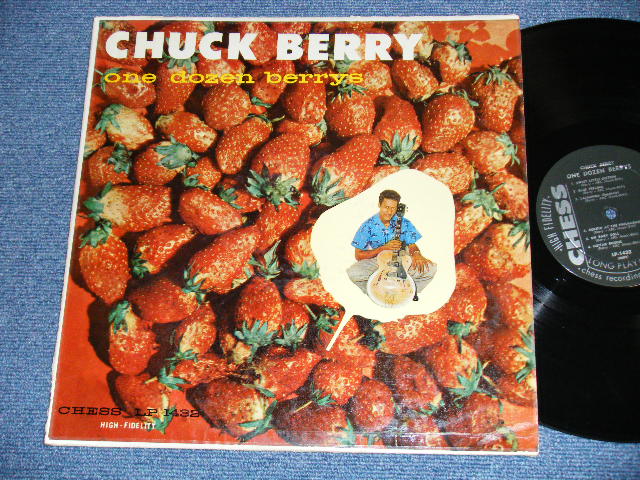 画像1: CHUCK BERRY -  ONE DOZEN BERRY  ( Ex+/Ex++  )  / 1958 US ORIGINAL "HEAVY Weight" & "BLACK With SILVER Print" Label Used MONO   LP 