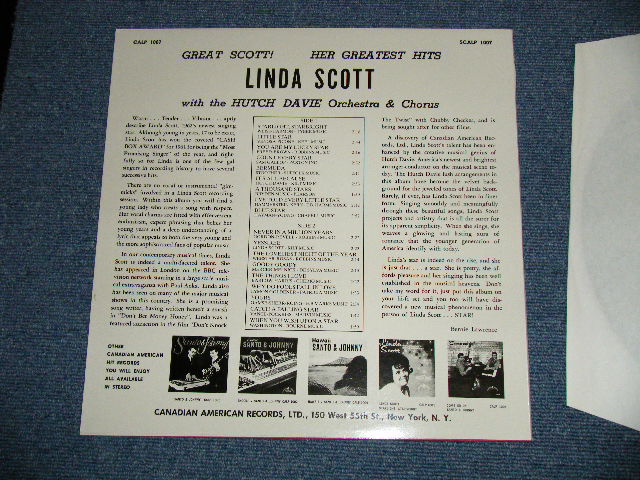 画像: LINDA SCOTT - GREAT SCOTT! HER GREATEST HITS ( NEW ) / 1980's  EUROPE  REISSUE or REPRO ?　"BRAND NEW" STEREO  LP 