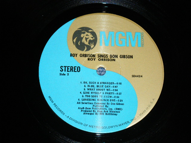 画像: ROY ORBISON - SINGS DON GIBSON ( Ex+++/Ex+++)  / 1967  US AMERICA ORIGINAL STEREO Used  LP