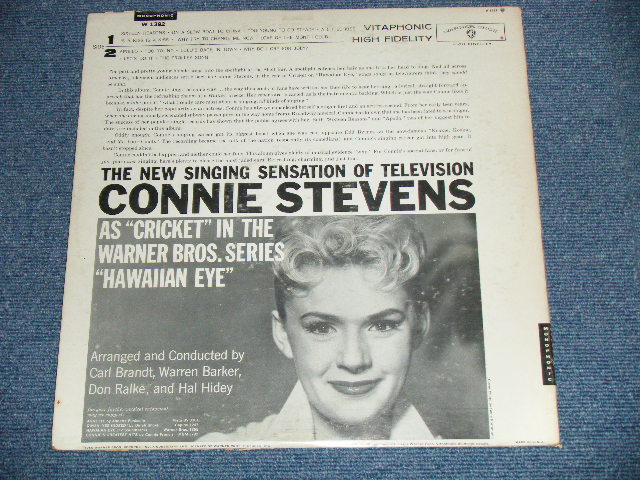 画像: CONNIE STEVENS - AS "CRICKET" IN THE WARNER BROTHERS SERIES "HAWAIIAN EYE" ( Ex+/Ex++ Looks:Ex+ )  / 1960 US AMERICA ORIGINAL MONO Used LP  