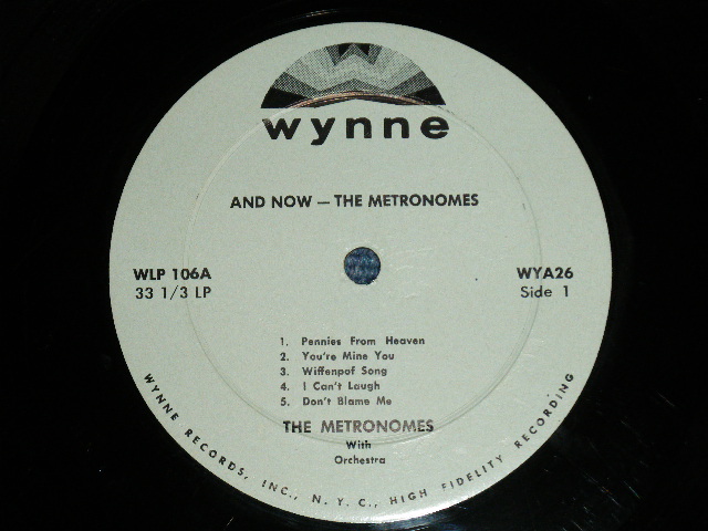 画像: The METRONOMES - AND NOW  GOODIES  (Ex+/Ex+) / 1960 US AMERICA ORIGINAL MONO Used  LP 