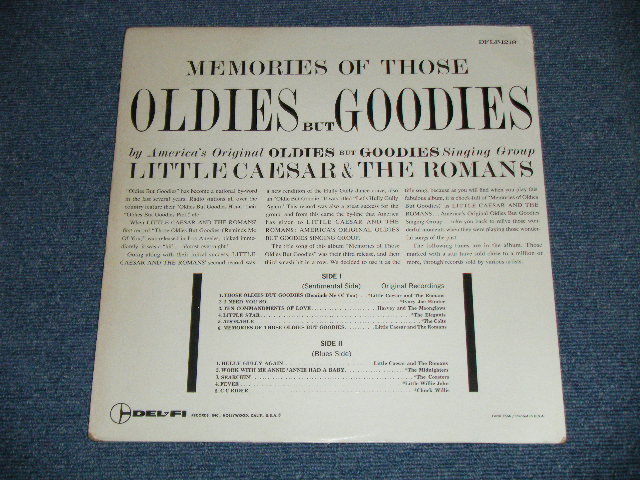 画像: LITTLE CAESAR & THE ROMANS - MEMORIES OF THOSE OLDIES BUT GOODIES  ( Ex++/Ex+) / 1961 US AMERICA ORIGINAL MONO Used  LP 