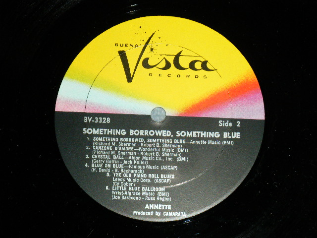 画像: ANNETTE - SOMETHING BORROWER,SOMETHING BLUE  ( Ex+/MINT- ) / 1964 US AMERICA ORIGINAL MONO LP  