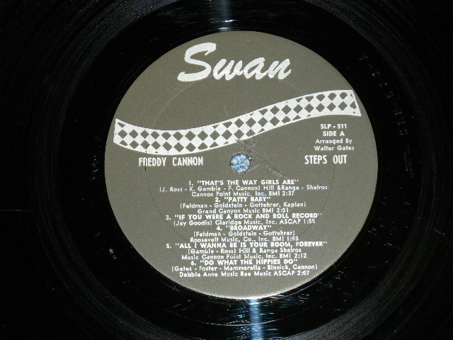 画像: FREDDY FREDDIE CANNON - STEPS OUT (Ex+/Ex+++ ) / 1963 US AMERICA ORIGINAL MONO Used LP 